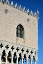 Dodge`s Palace detail in Venice, Italy Royalty Free Stock Photo
