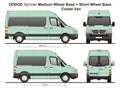 Dodge Sprinter MWB and SWB Combi Van 2010