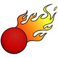 Dodgeball with Flames