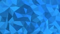 Abstract polygonal background. Modern Wallpaper. Dodger Blue vector illustration