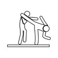 dodging icon. Element of cyber security for mobile concept and web apps icon. Thin line icon for website design and development,