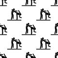 dodging icon. Element of Fight icons for mobile concept and web apps. Pattern repeat seamless dodging icon can be used for web and