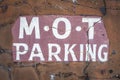 Dodgy MOT Garage Sign