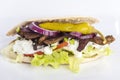 doener kebap in pita Royalty Free Stock Photo