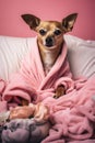 Dog adorable puppy portrait breed funny cute domestic purebred pet beautiful small animal Royalty Free Stock Photo