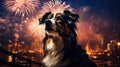 The dog is afraid of fireworks. Overcoming anxiety in dogs. Use of headphones. Calming CBD.