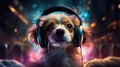 The dog is afraid of fireworks. Overcoming anxiety in dogs. Use of headphones. Calming CBD.