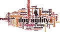 Dog agility word cloud