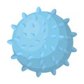 Dog ball.Pet shop single icon in cartoon style vector symbol stock illustration web. Royalty Free Stock Photo