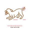 Dog Behavior Icon