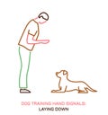 Dog behavior icon