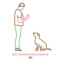 Dog behavior icon