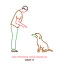 Dog behavior icon