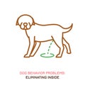 Dog Behavior Problem Icon