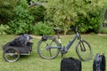 Dog bike trailer