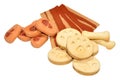 Dog Biscuits And Treats Royalty Free Stock Photo