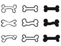 Dog bone icons