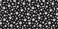 Dog Bone Seamless pattern vector dog paw doodle isolated background wallpaper