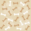 Dog bones seamless Royalty Free Stock Photo