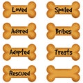 Dog Bone Chew Treats Collection Royalty Free Stock Photo