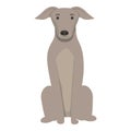 Dog canine icon cartoon vector. Animal run