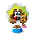 Dog and cat Royalty Free Stock Photo