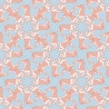 Dog with Collar Mandala Vector Background Pattern Royalty Free Stock Photo