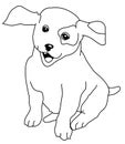 Dog coloring page