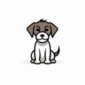 Cute Cartoon Dog Logo And Icon For Eye-catching Branding Royalty Free Stock Photo