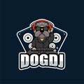 Dog DJ Cartoon Creative