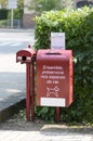 Dog excrement bin Royalty Free Stock Photo