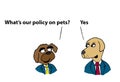 Dog executives discuss pet policy