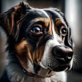 A dog feeling sad - ai generated image Royalty Free Stock Photo