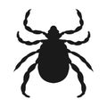 dog flea icon vector Royalty Free Stock Photo