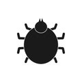 dog flea icon vector Royalty Free Stock Photo