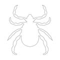 dog flea icon vector Royalty Free Stock Photo