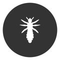 dog flea icon vector Royalty Free Stock Photo