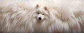 Dog with fluffy fur texture in the background Royalty Free Stock Photo