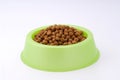 Dog food on bowl Royalty Free Stock Photo