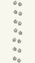 Dog foot print. Vector drawing Royalty Free Stock Photo