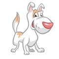 Funny Jack Russel Terrier dog cartoon