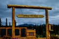 Dog Gone It sled dog kennel in Alaska Royalty Free Stock Photo