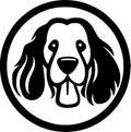 Dog - high quality vector logo - vector illustration ideal for t-shirt graphic Royalty Free Stock Photo