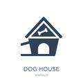 dog house icon in trendy design style. dog house icon isolated on white background. dog house vector icon simple and modern flat Royalty Free Stock Photo