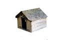 Dog house isolated on white background Royalty Free Stock Photo