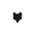 Dog icon. Simple style stray animal welfare association poster background symbol. Dog brand logo design element. Dog t-shirt