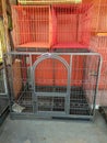 Dog iron kennels are very sturdy