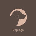 Dog Labrador logo.