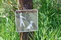 Dog on leash sign Royalty Free Stock Photo