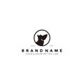 Dog logo icon design vector template Royalty Free Stock Photo